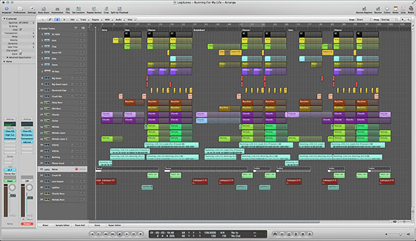 Running For My Life Logic Pro Template